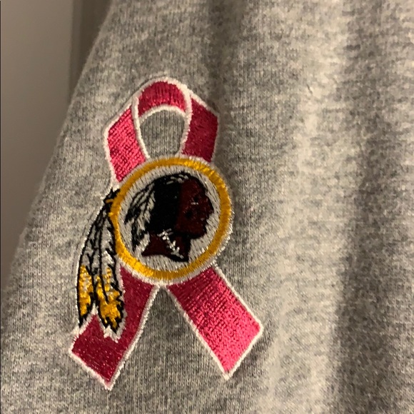 Kids Nike Bread Cancer Awareness Redskins hoodieXL - Picture 4 of 5